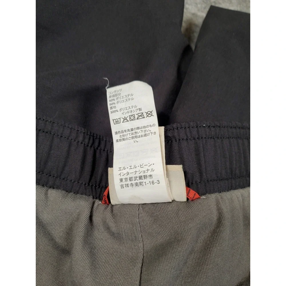 LL Bean Mens L Thick Double Layer Lined Pants Elastic Waist Insulated Outdoor
